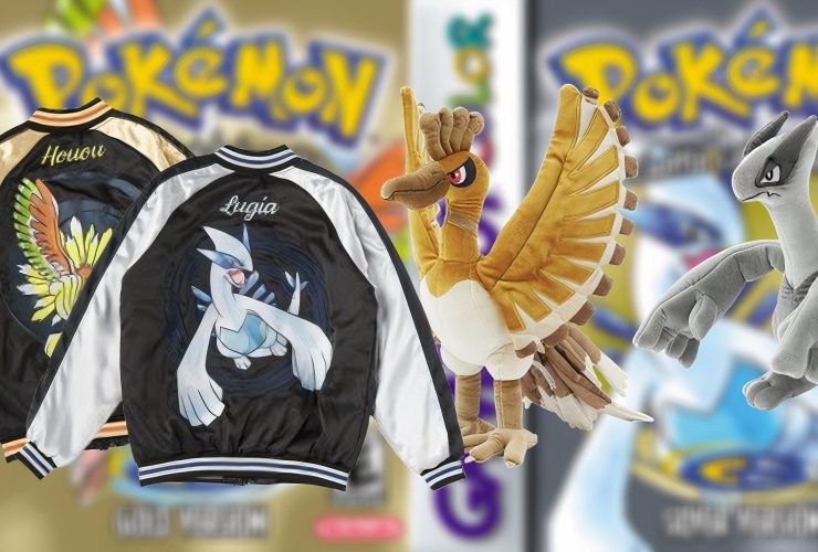 Pokemon Reveals Gold & Silver 25th Anniversary Merch Range