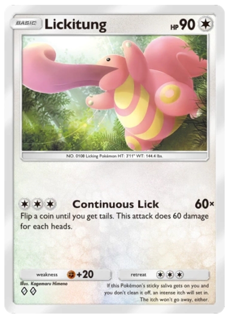 Pokémon Trading Card Game Pocket Pokémon TCGP Lickitung