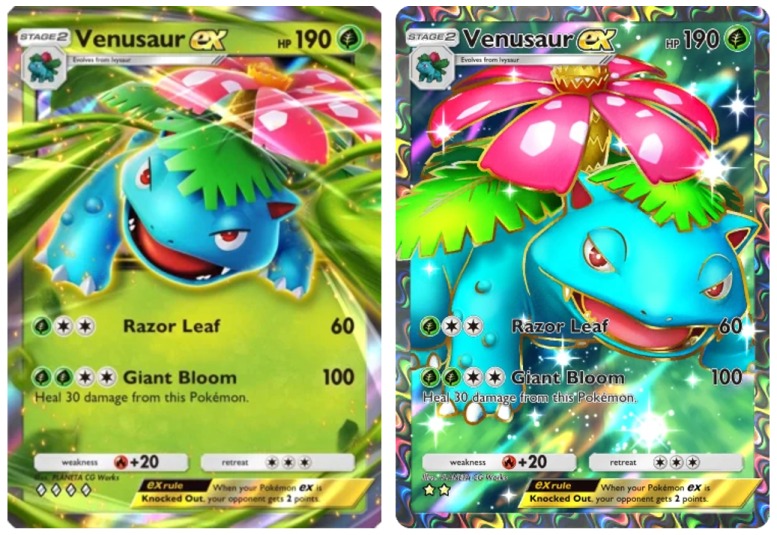 Pokémon Trading Card Game Pocket Pokémon TCGP Venusaur ex