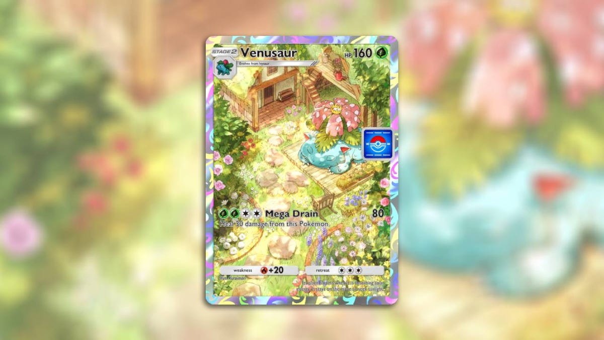 Pokémon TCG Pocket's Venusaur Event Features A Beautiful Card