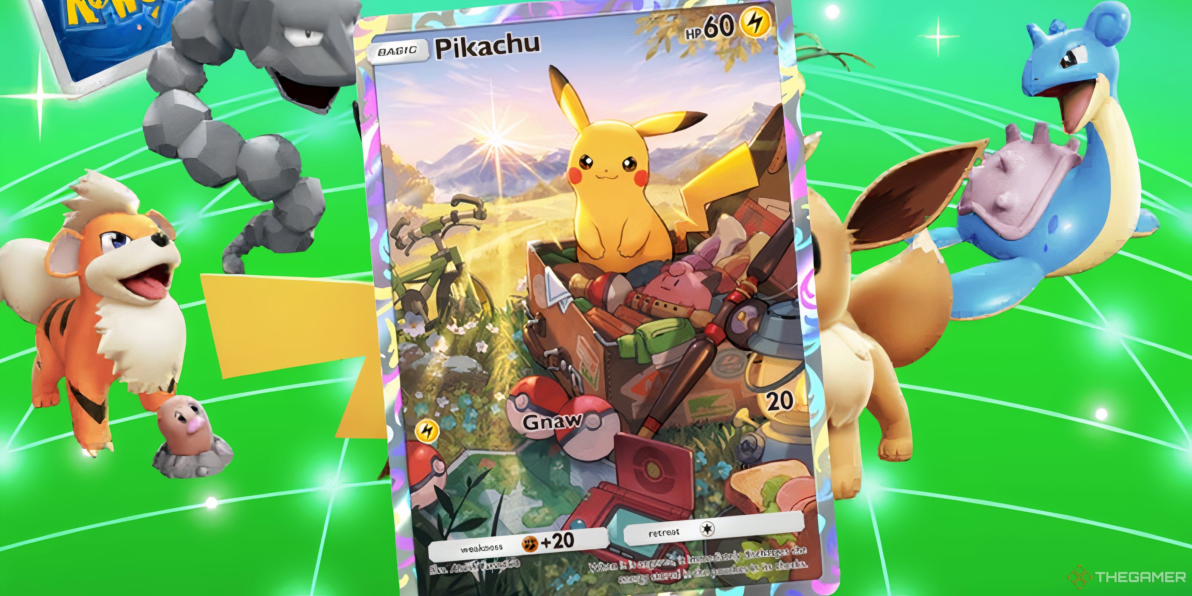 pikachu illustration rare from pokemon tcg pocket