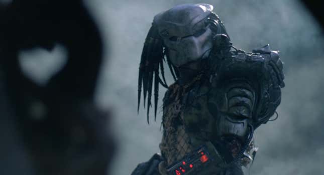 A screenshot of the Predator as seen in the original film. 