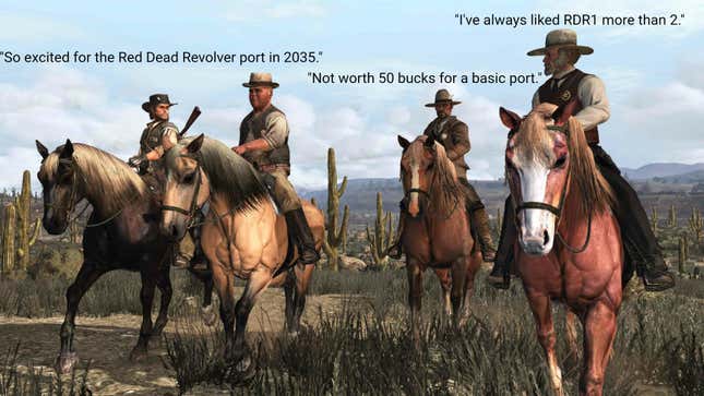 A featured image with user reviews for Red Dead Redemption.