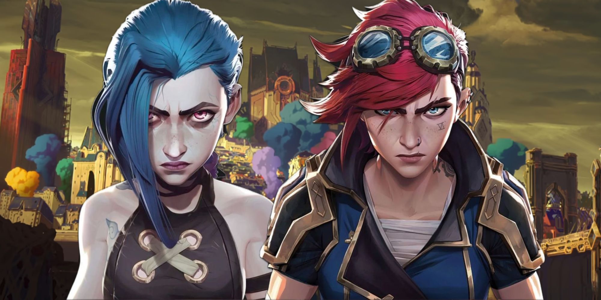 Arcane Jinx and Vi