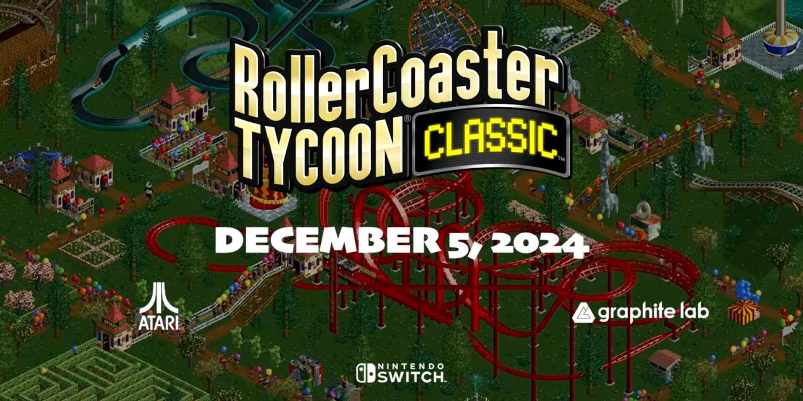 RollerCoaster Tycoon Classic - Nintendo Switch Reveal Trailer