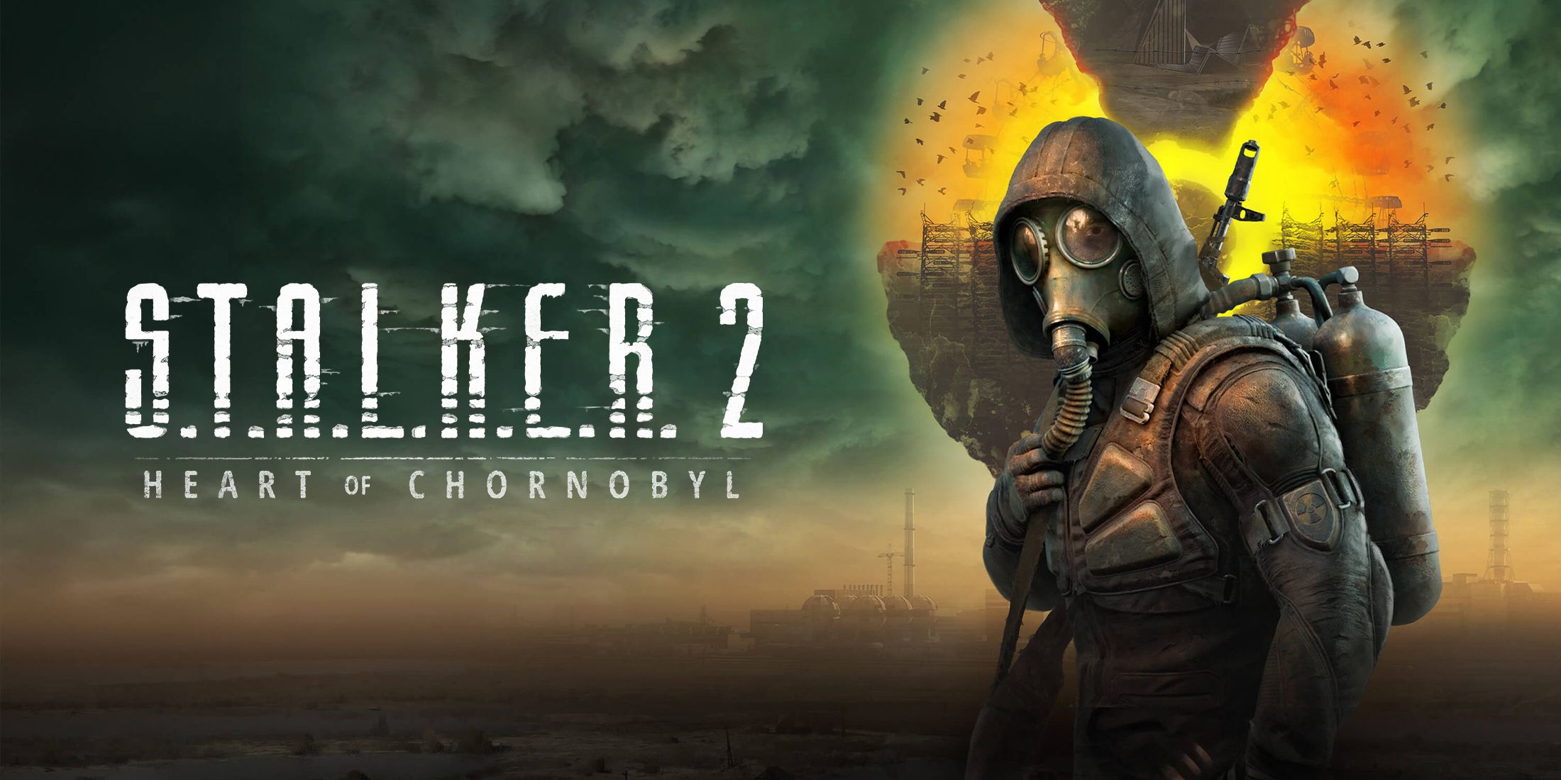 Stalker 2 Heart of Chornobyl key art with logo