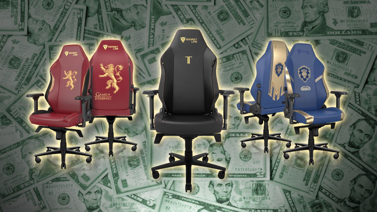 Save up to $100 on Secretlab chairs, including Minecraft, Batman, and GoT models