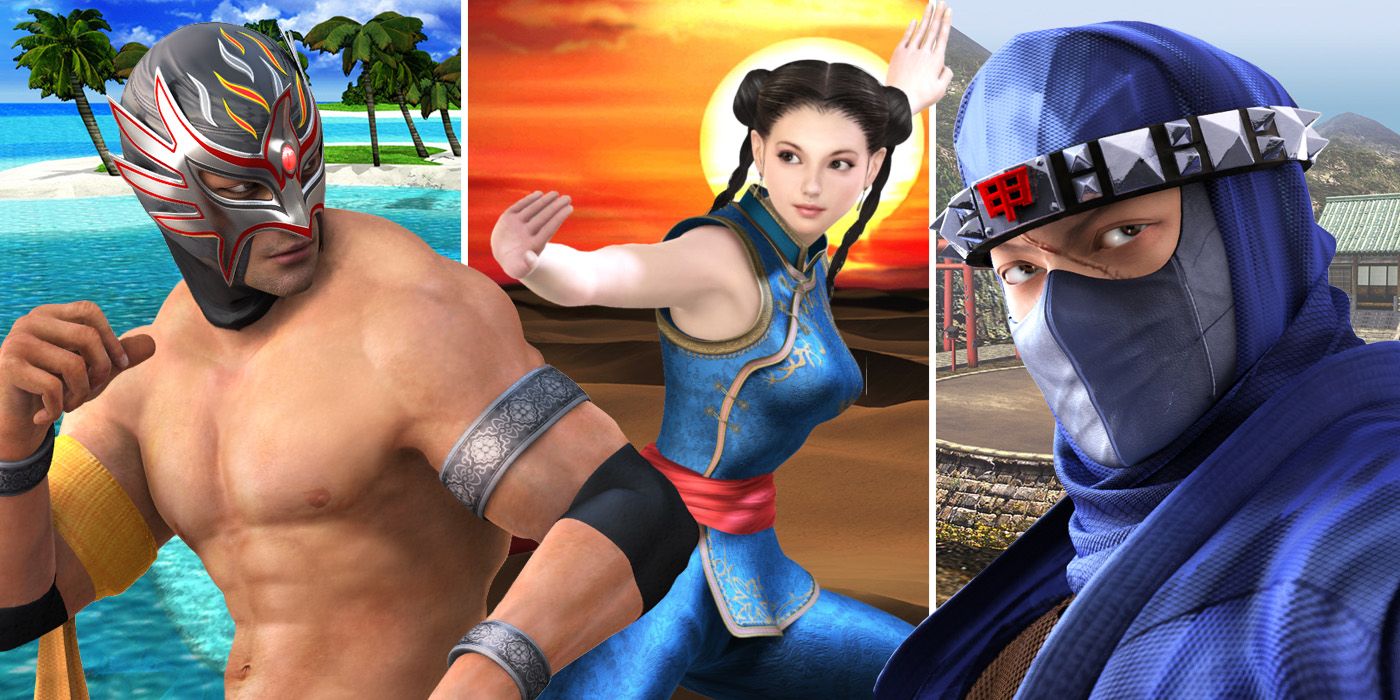 El Blaze, Pai and Cage from Virtua Fighter 5 Ultimate Showdown