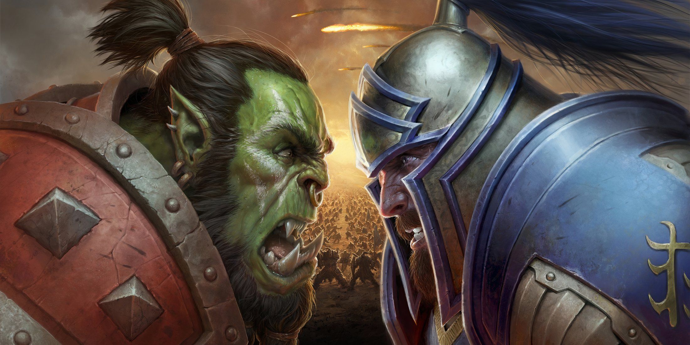 world of warcraft alliance horde orc human