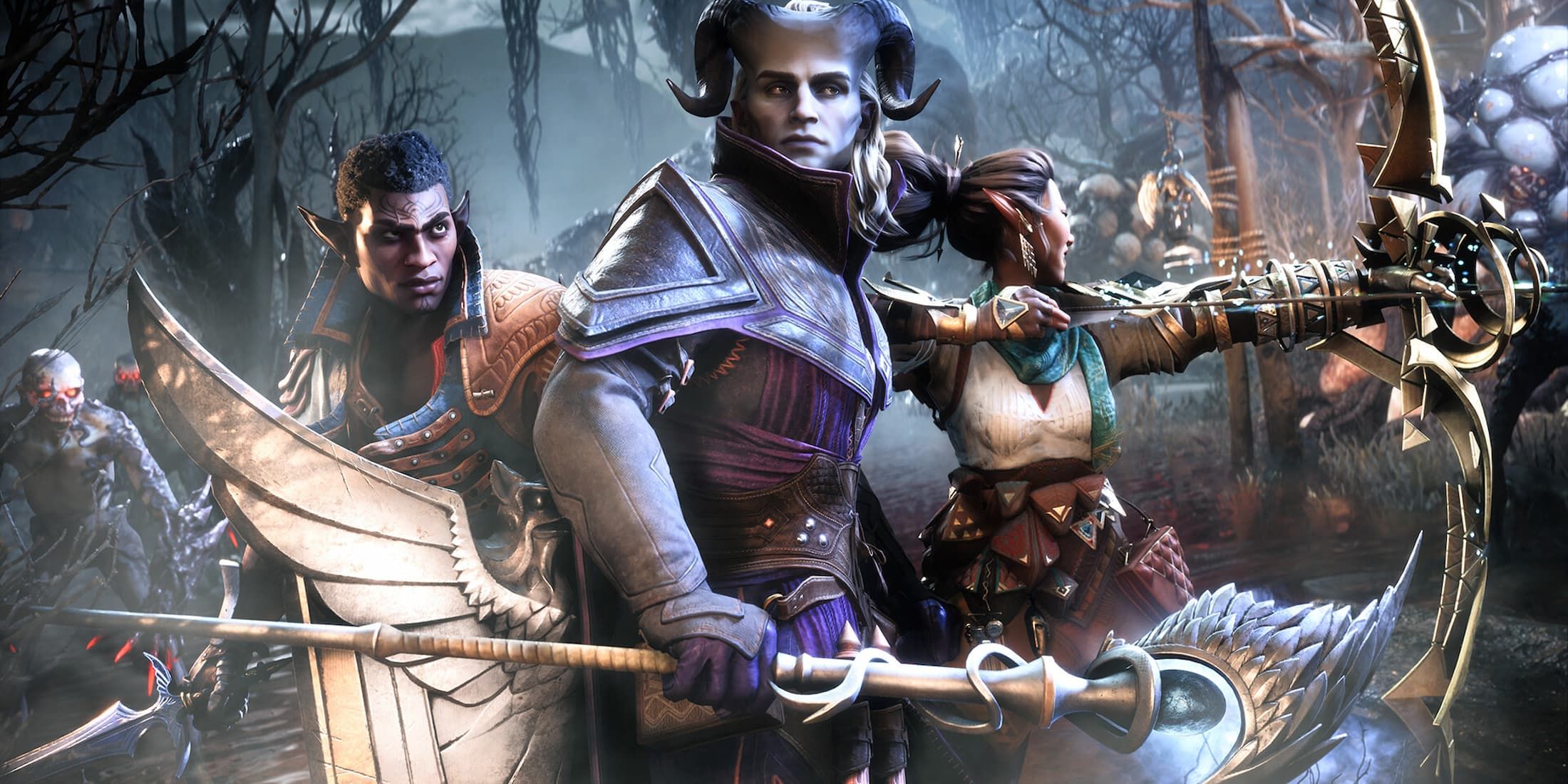 Several companions from Dragon Age: The Veilguard