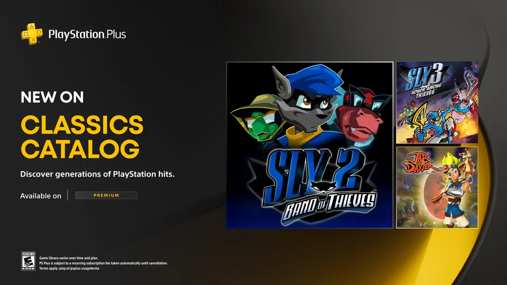 Sly 2 and Sly 3 being added to PlayStation Plus.