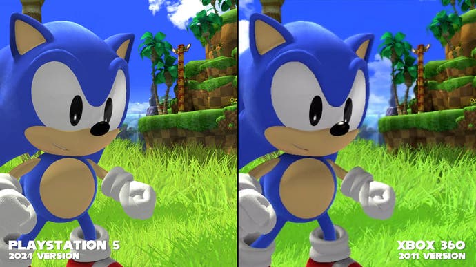 Sonic Generations PS5 vs 360