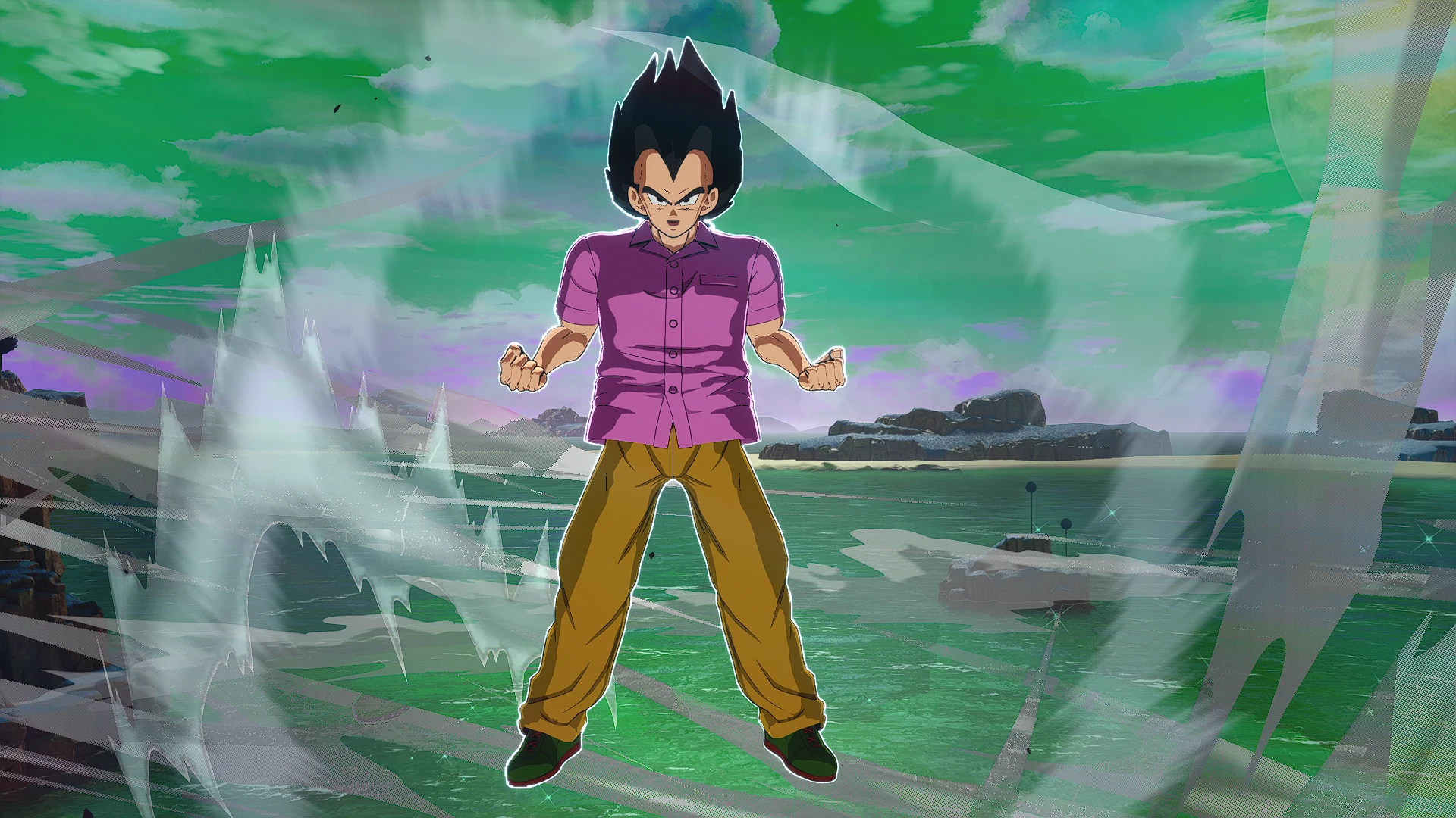 A mod that adds Badman Vegeta to Sparking Zero.