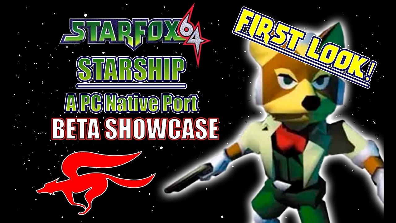 *NEW* Star Fox 64 Native PC Port Beta Showcase | Starship | Star Fox 64 - YouTube