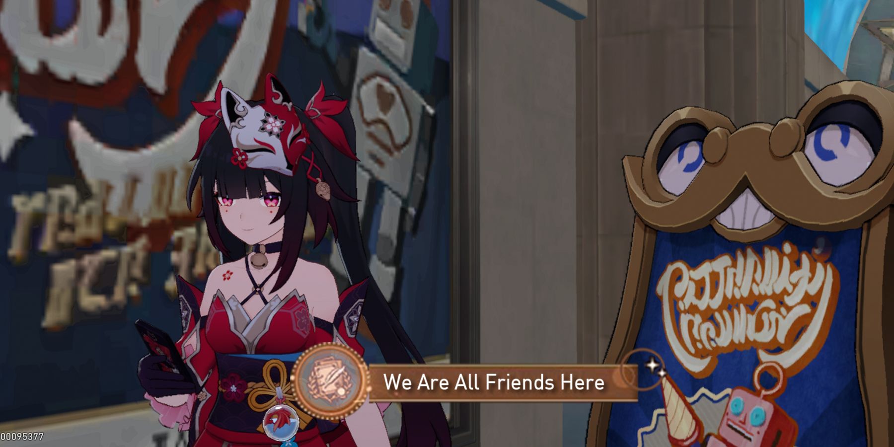 we are all friends here achievement in honkai star rail billboard locations