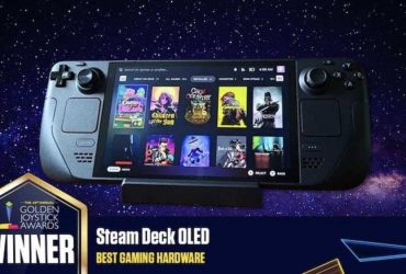 Steam Deck OLED Wins the Prestigious Golden Joystick in the Best Gaming Hardware Category