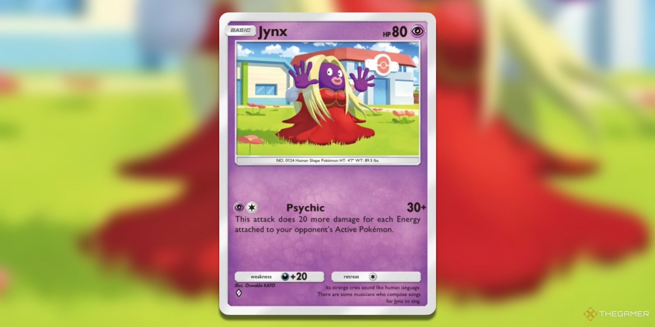 Jynx Pokemon TCG Pocket Card Art.