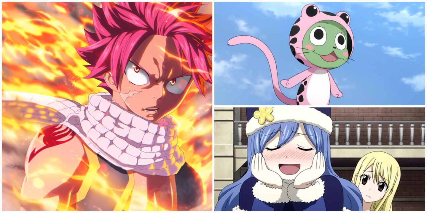 Screenshots from Fairy Tail episodes