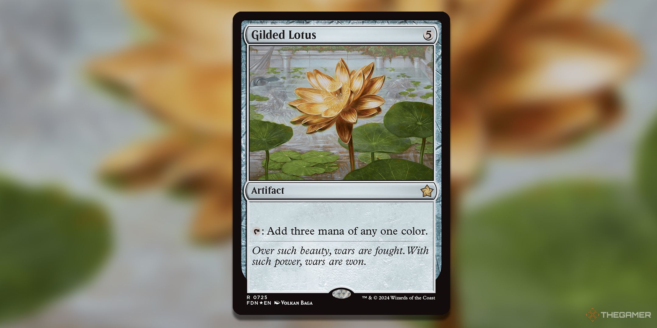 Gilded Lotus Foundations MTG Card.