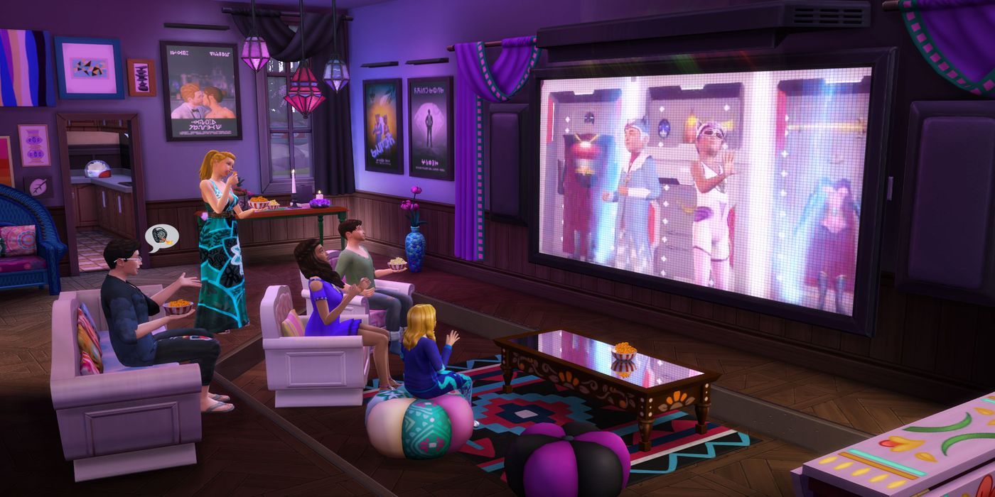 Sims 4 Movie Night