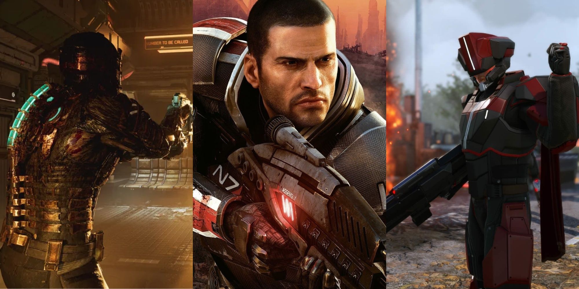 Dead Space, Mass Effect 2, XCOM2