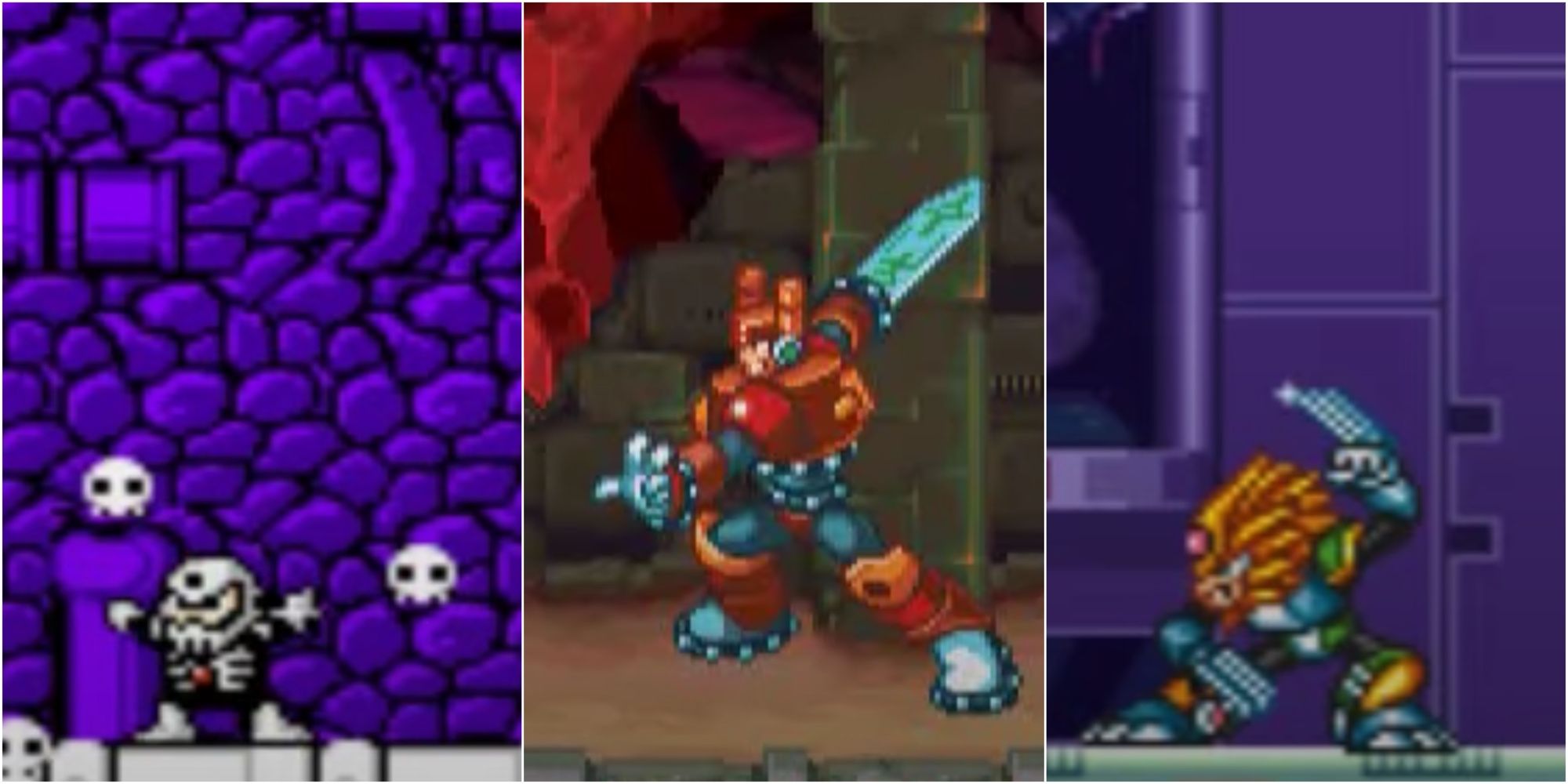 Skull Man, Sword man, and Slash Man