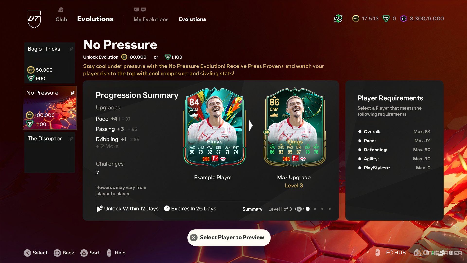 The No Pressure evolution in EA Sports FC 25.