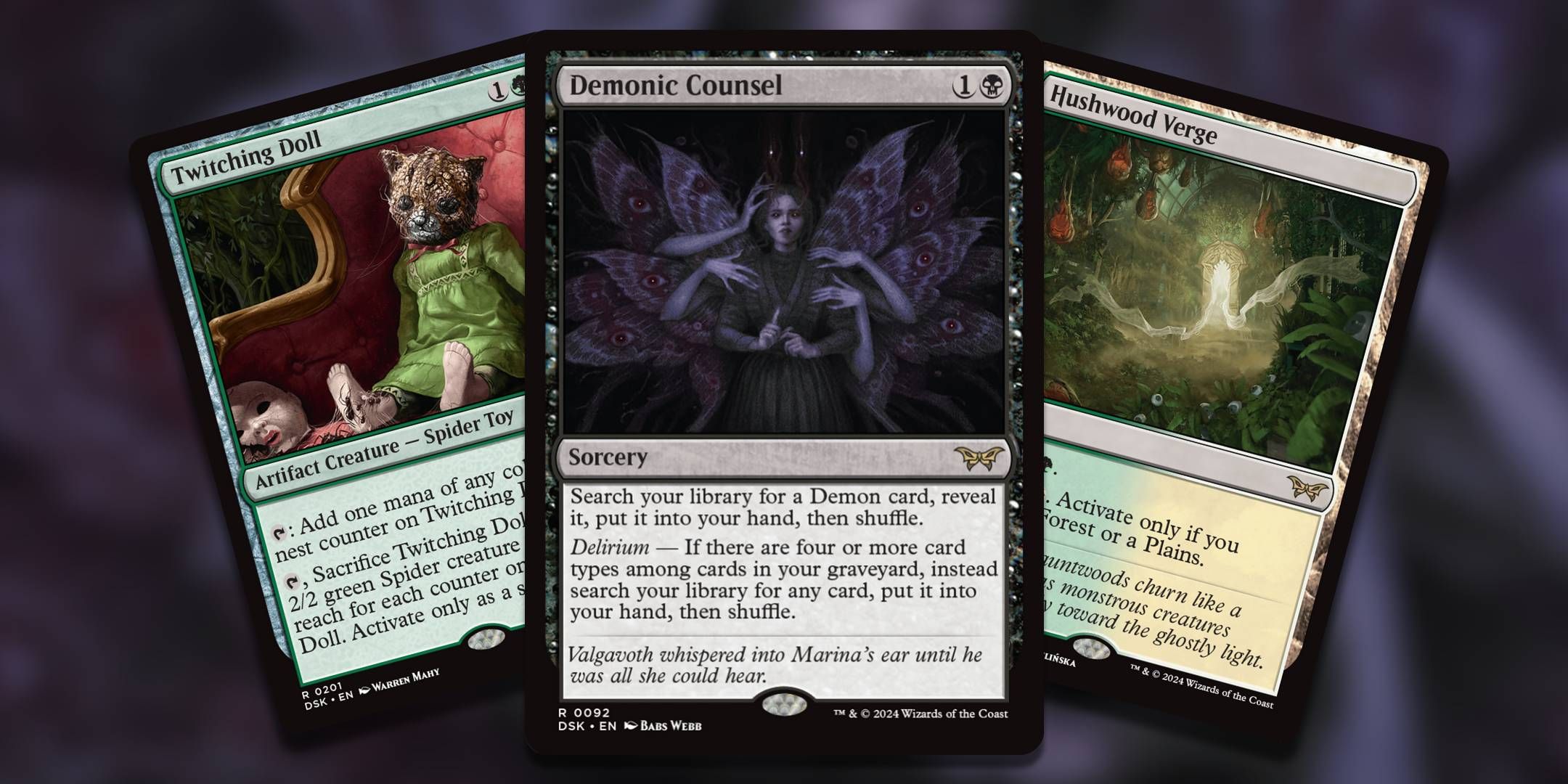 Three Duskmourn House of Horros Magic The Gathering cards that got better.