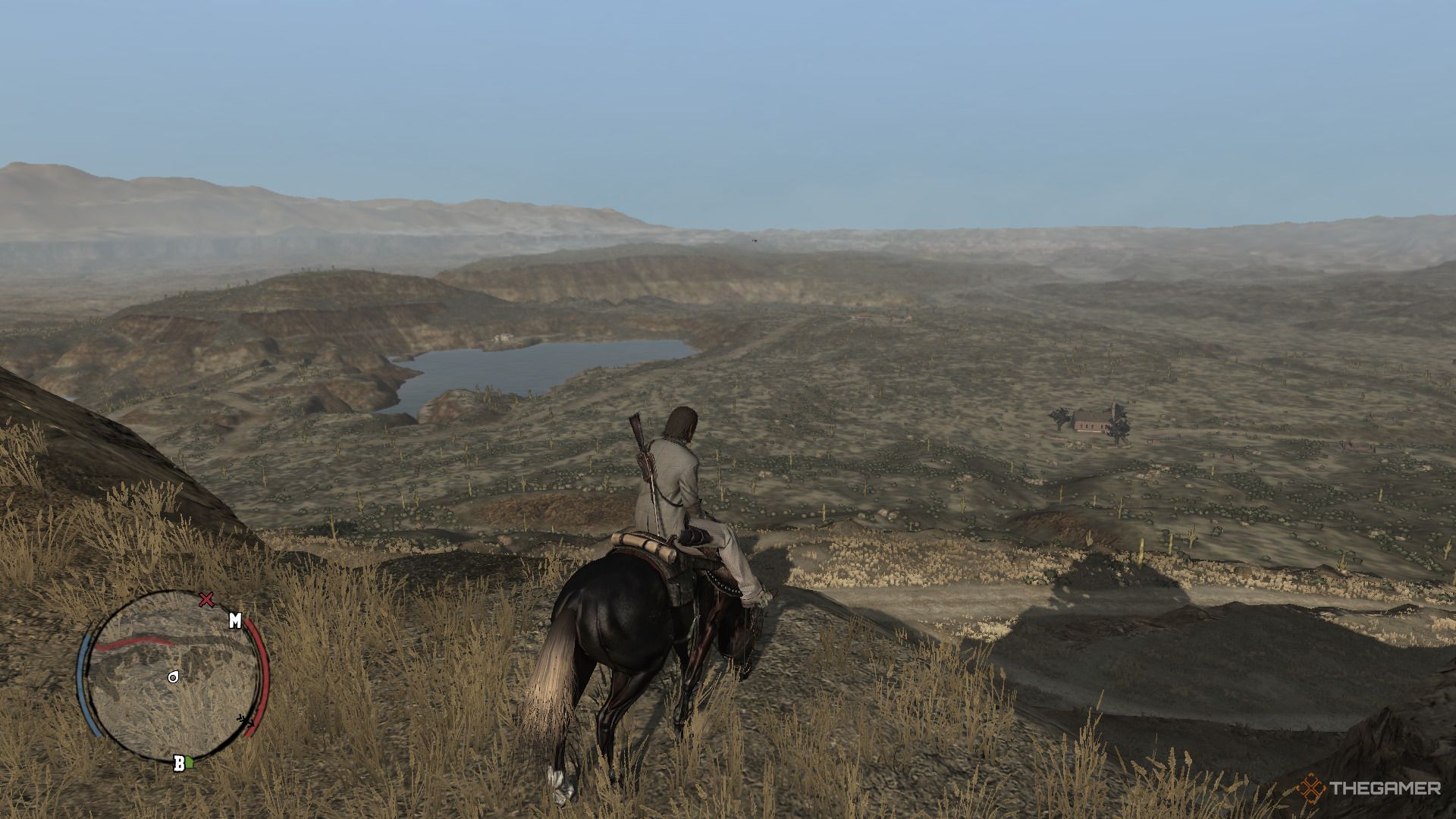 Red Dead Redemption exploring the world on your horse.