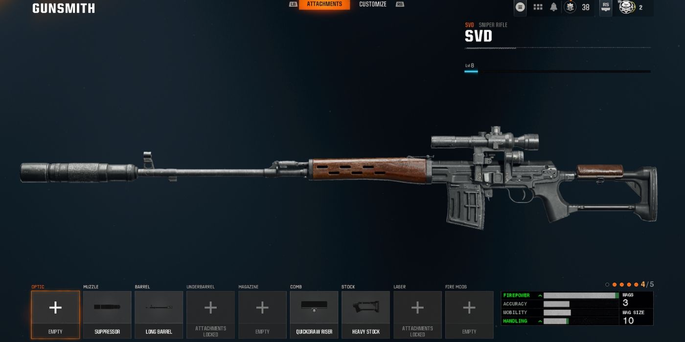 COD BO6 SVD