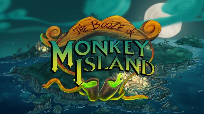 The Booze of Monkey Island title