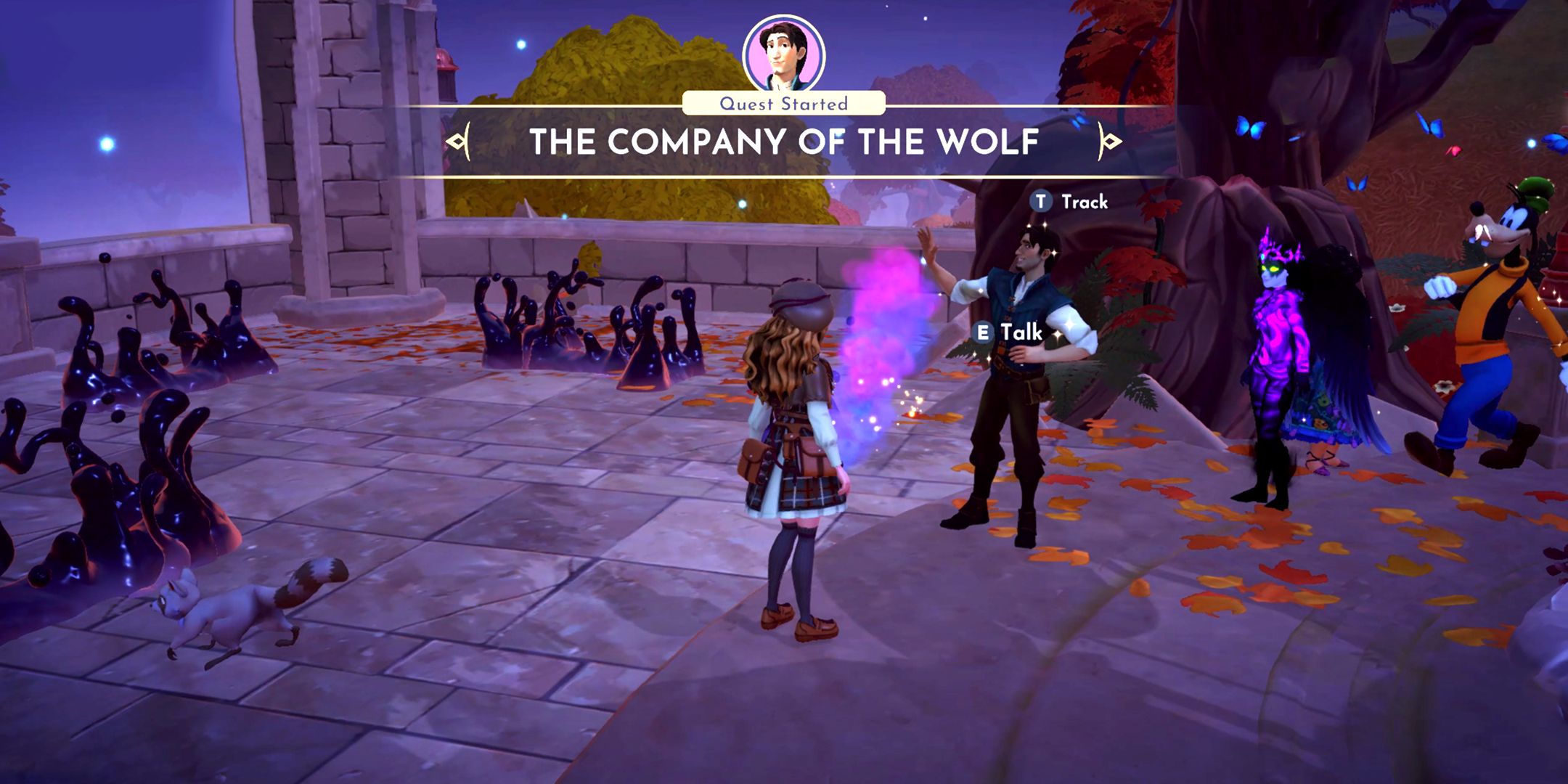 the company of the wolf quest in disney dreamlight valley