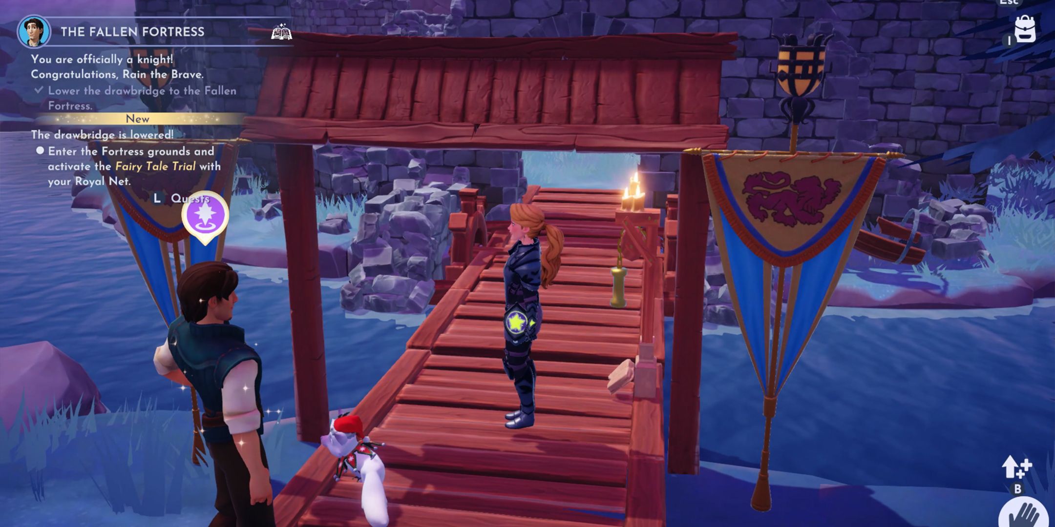 how to lower the bridge in disney dreamlight valley