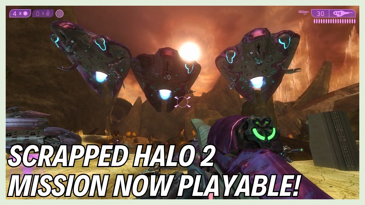 Halo 2's Cut Campaign Level ALPHA MOON Has Been Fully Restored!! - YouTube