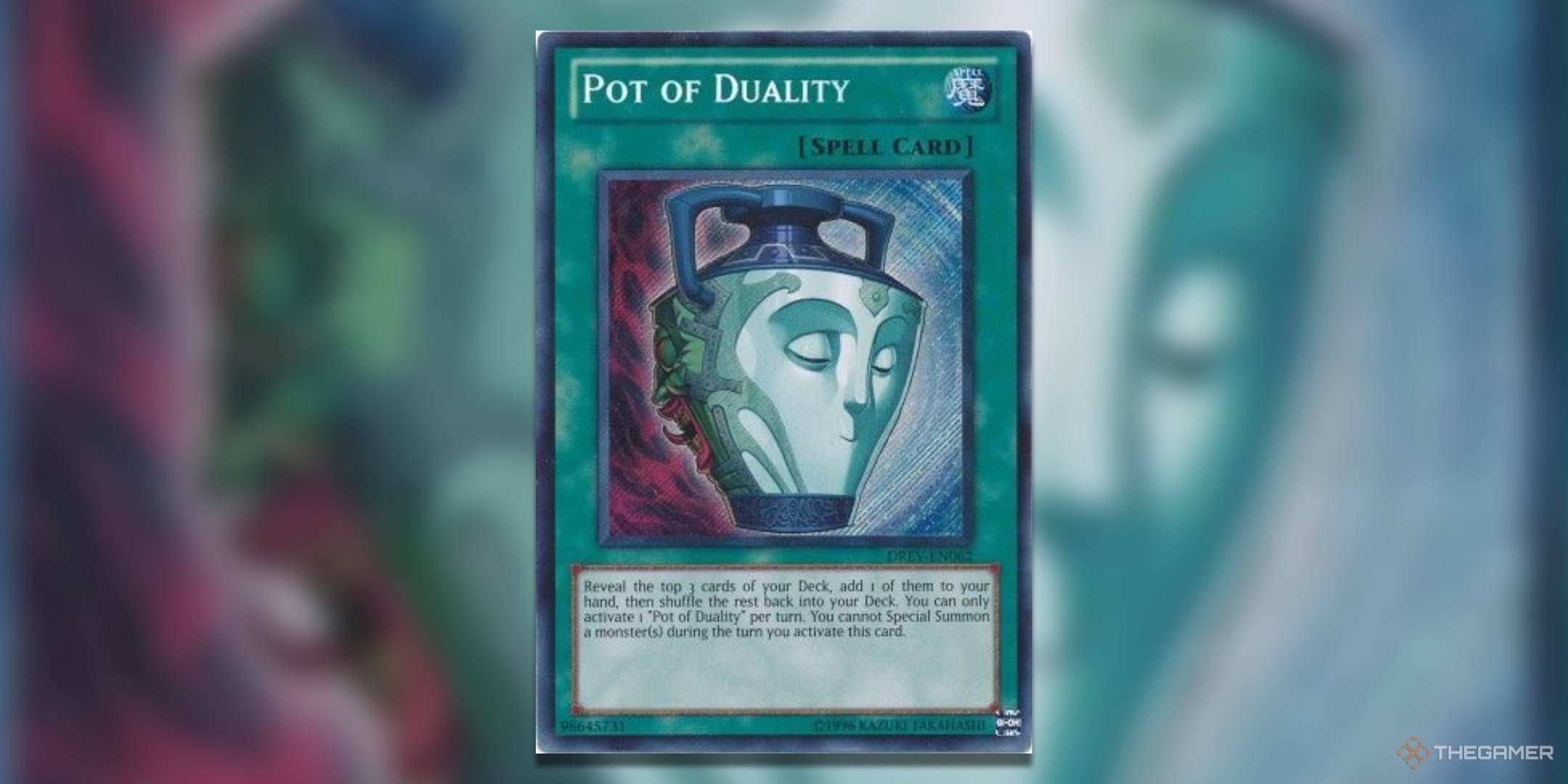 Pot of Duality from Duelist Revolution Yu-Gi-Oh! TCG Card Art.