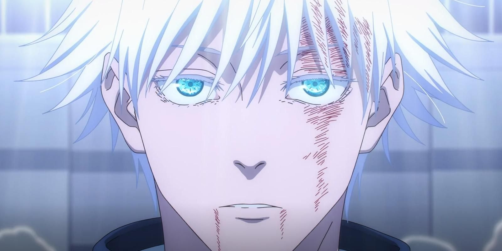 Satoru Gojo staring blankly in Jujutsu Kaisen