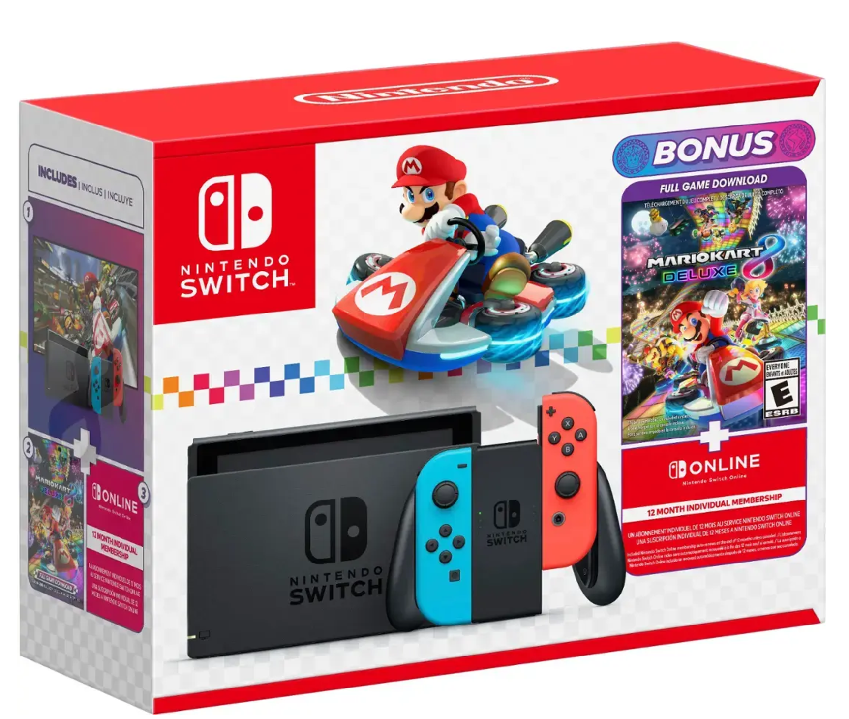 Nintendo Switch Mario Kart 8 Bundle Product Shot