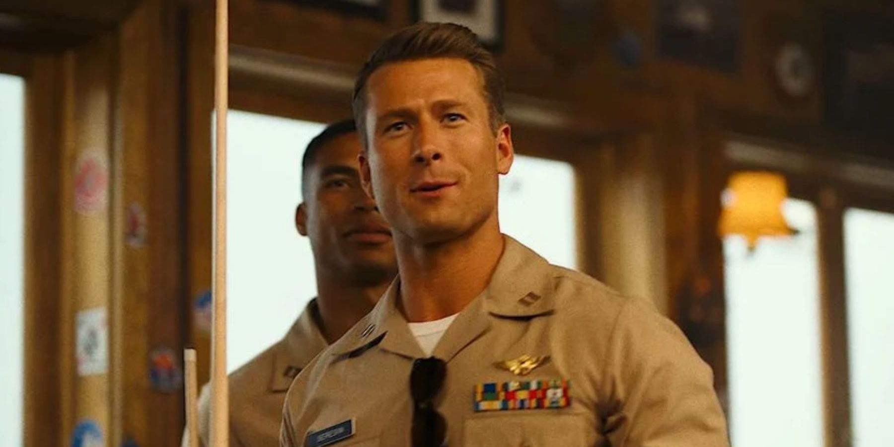 Glen Powell Top Gun Maverick Hangman