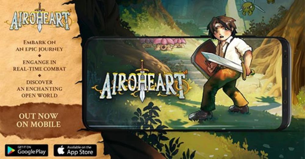 The Zelda-inspired pixel-art action-adventure/RPG Airoheart is now available for mobile