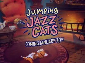 The cat-themed parkour game "Jumping Jazz Cats" is coming to PC on January 30th, 2025