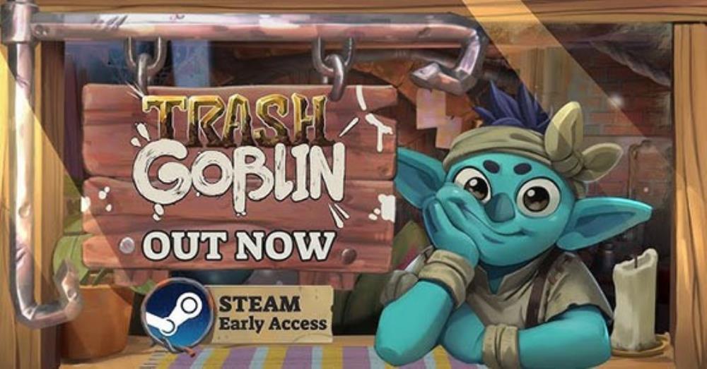 The cosy shopkeeping game "Trash Goblin" is now available for PC via Steam EA