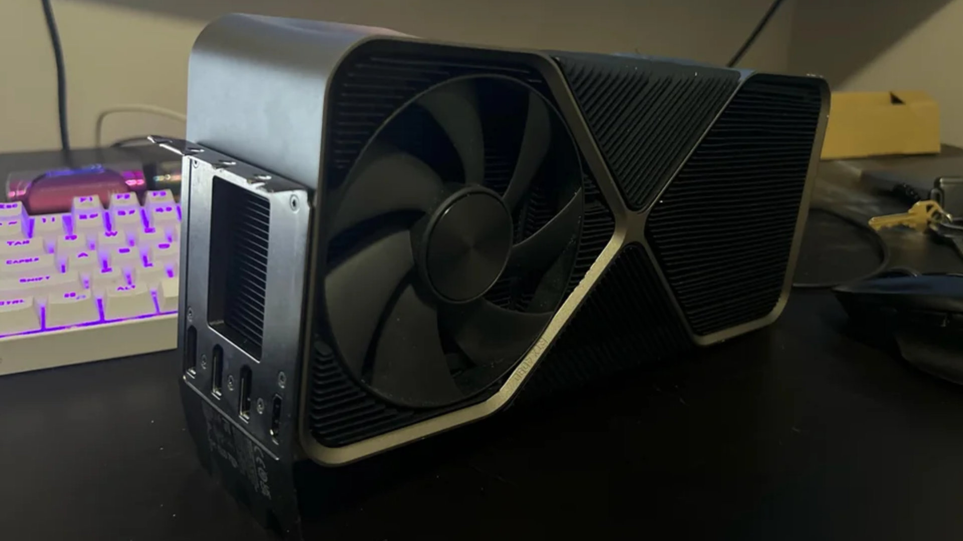 Alleged RTX 4090 Ti prototype GPU