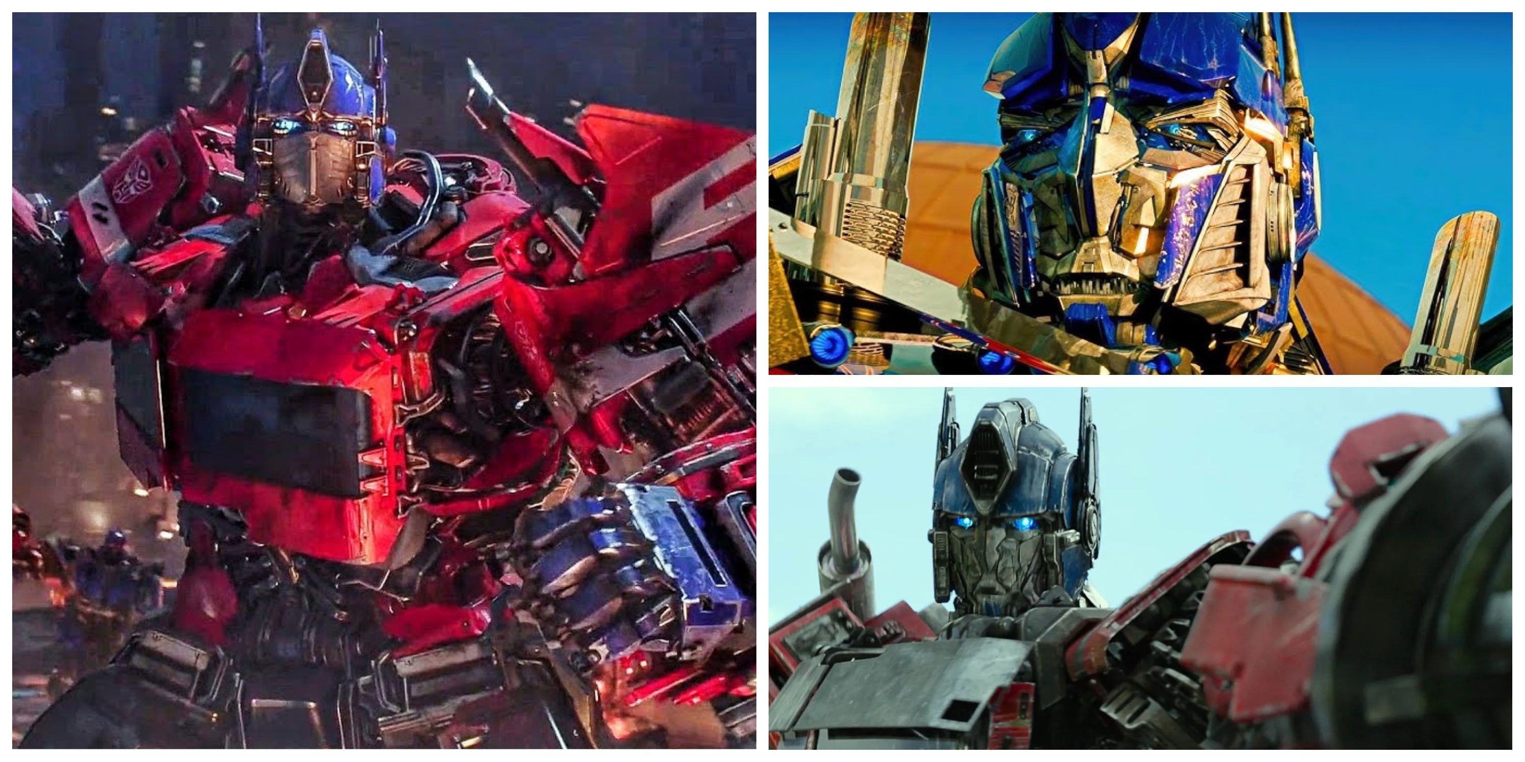 optimus prime in bumblebee, transformers, rise of the beasts