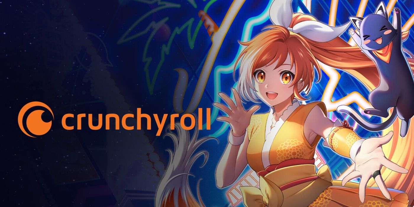 Shows the logo from Crunchyroll along with a show from the site