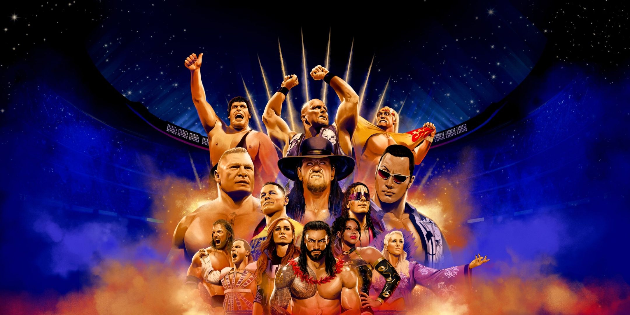 WWE 2K24 Key Art