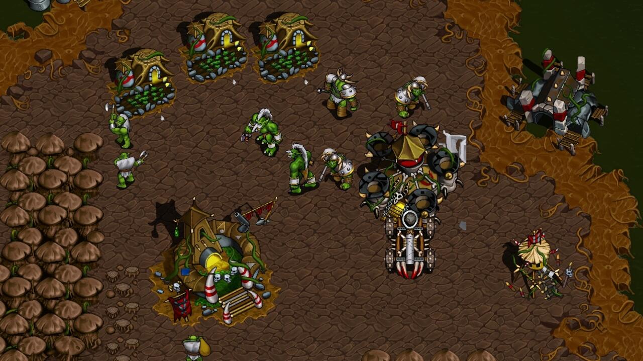 Warcraft 1 and 2 Remastered each sport new hand-drawn visuals that can be toggled on or off.