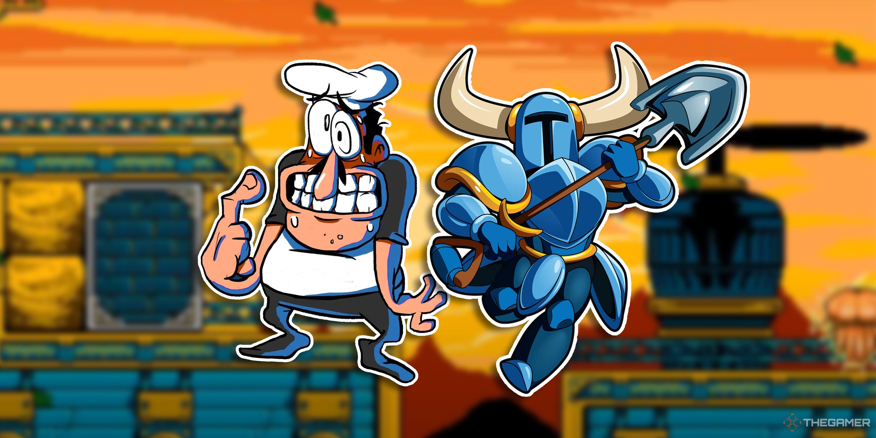 Peppino Spaghetti and Shovel Knight