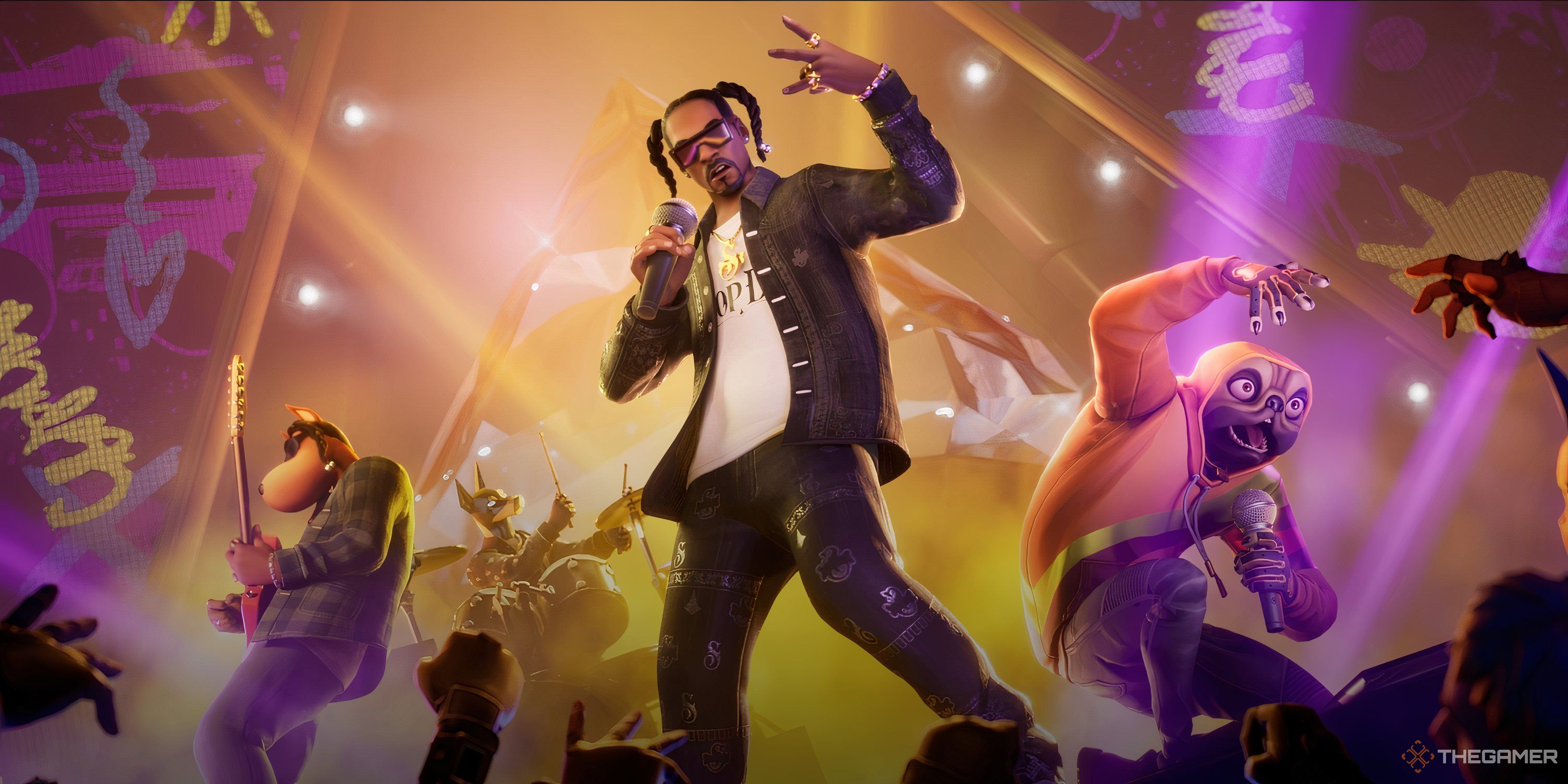 A screenshot of Snoop Dogg in Fortnite Chapter 2 Remix.