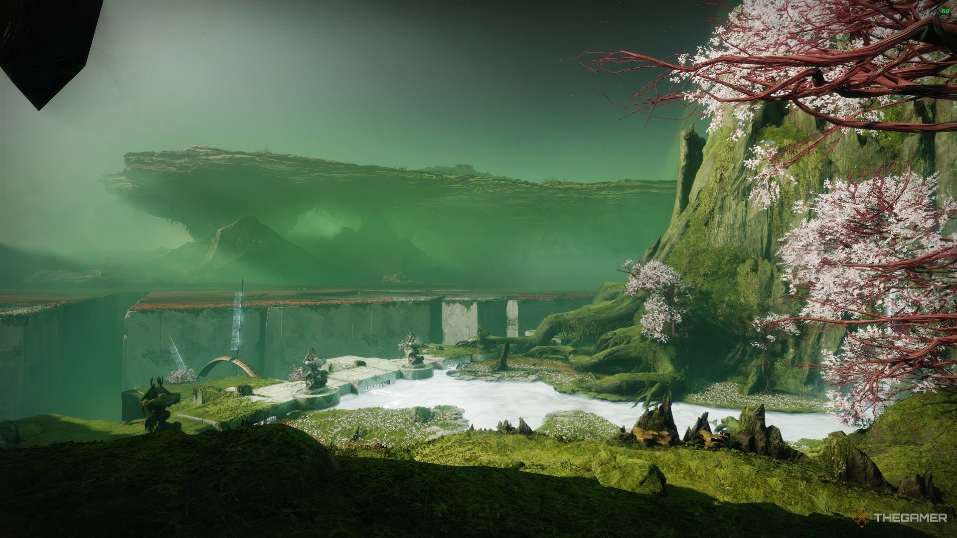 Guardian exploring the Black Garden after defeating the Consecrated Mind, just before getting the second Secret Chest in the Garden of Salvation raid.