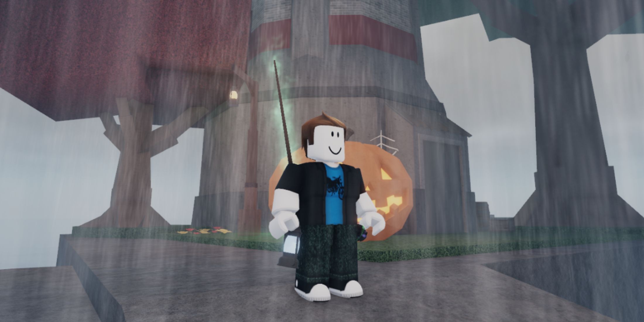 Roblox Fisch player in the rain